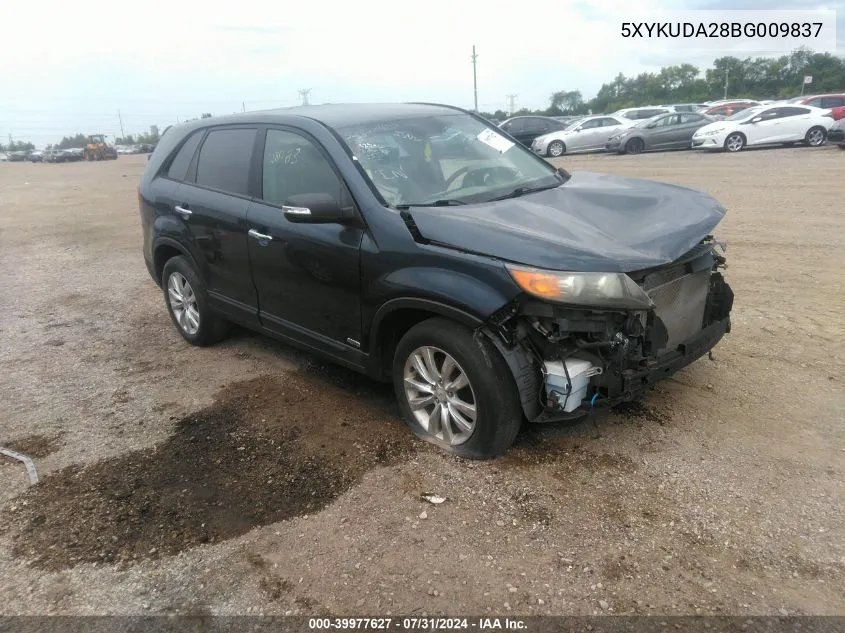 2011 Kia Sorento Ex V6 VIN: 5XYKUDA28BG009837 Lot: 39977627