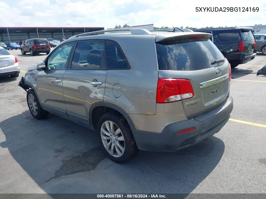 5XYKUDA29BG124169 2011 Kia Sorento Ex V6