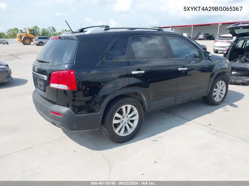 2011 Kia Sorento Lx V6 VIN: 5XYKT4A29BG065367 Lot: 40110749