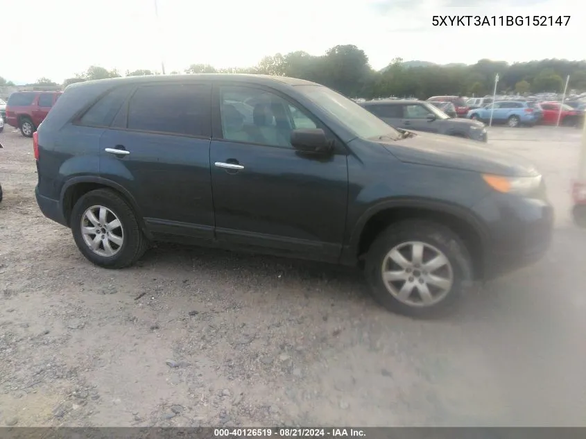 5XYKT3A11BG152147 2011 Kia Sorento