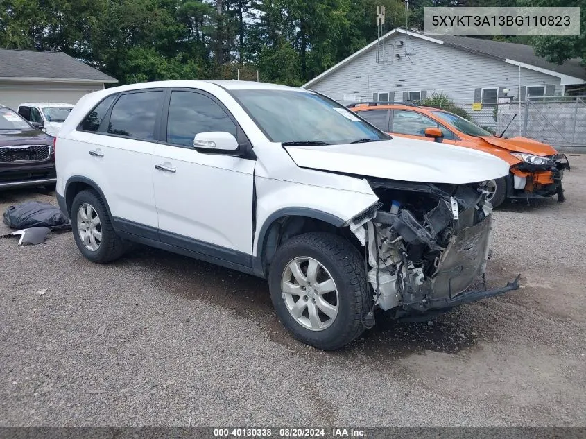 2011 Kia Sorento Lx VIN: 5XYKT3A13BG110823 Lot: 40130338