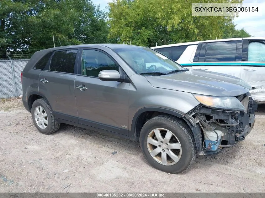 5XYKTCA13BG006154 2011 Kia Sorento Lx