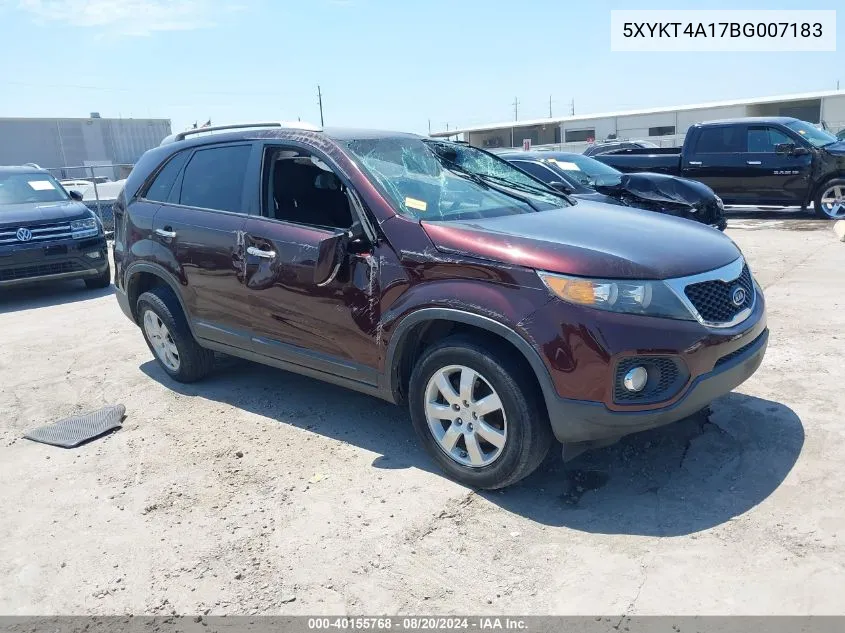 5XYKT4A17BG007183 2011 Kia Sorento Lx