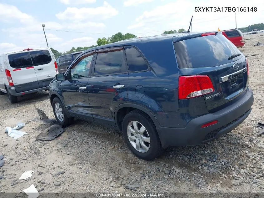 5XYKT3A17BG166148 2011 Kia Sorento Lx