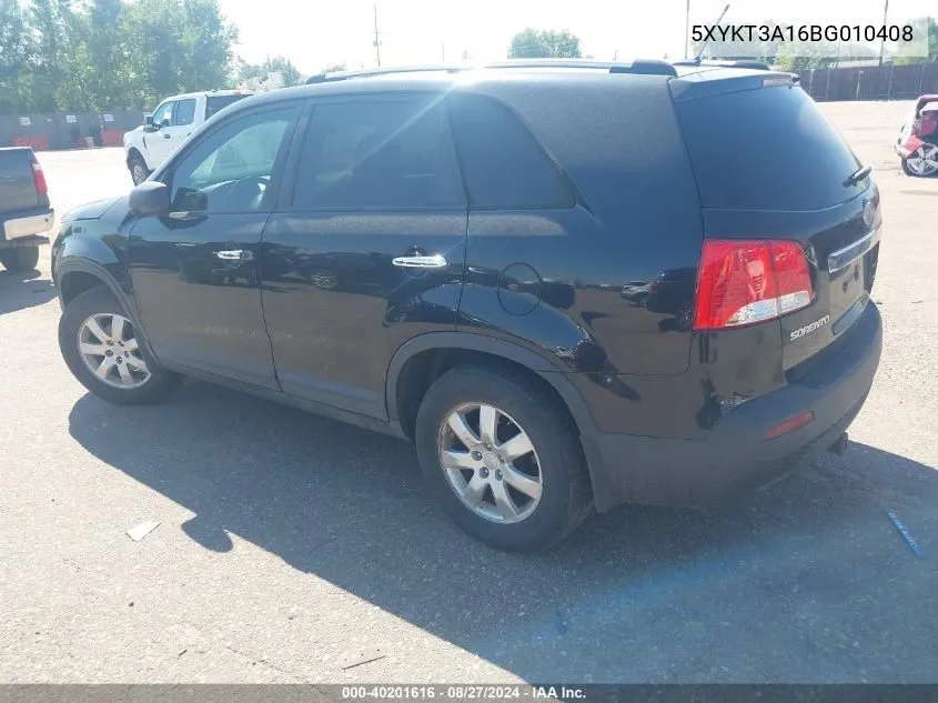 5XYKT3A16BG010408 2011 Kia Sorento