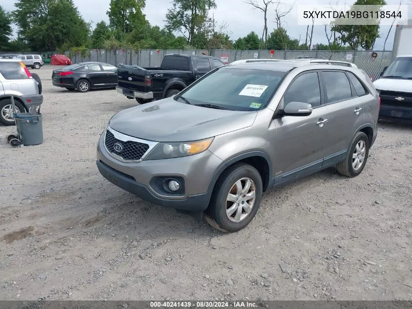 5XYKTDA19BG118544 2011 Kia Sorento Lx