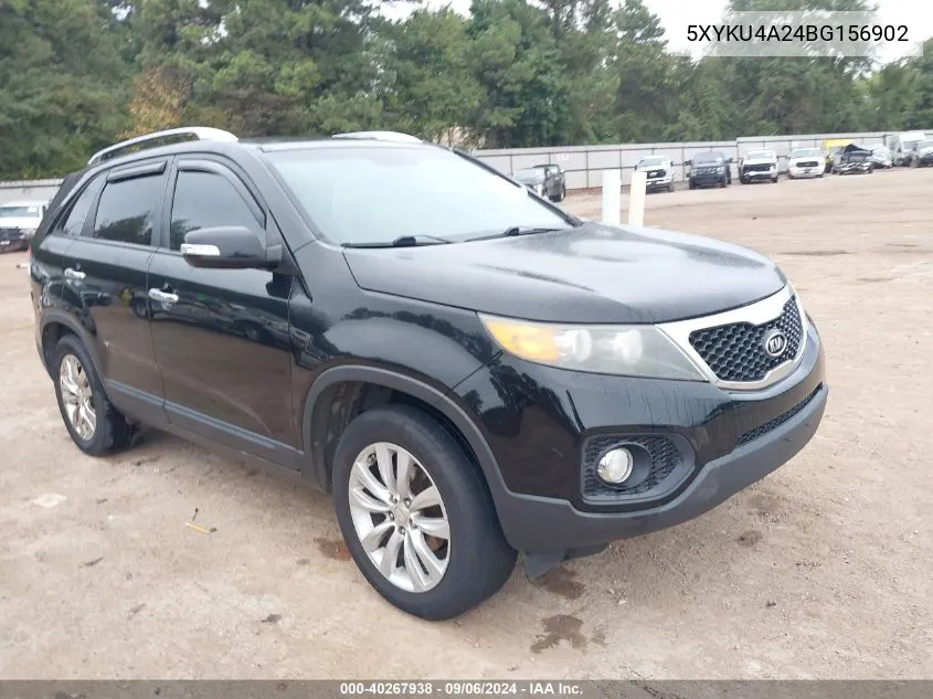 2011 Kia Sorento Ex V6 VIN: 5XYKU4A24BG156902 Lot: 40267938