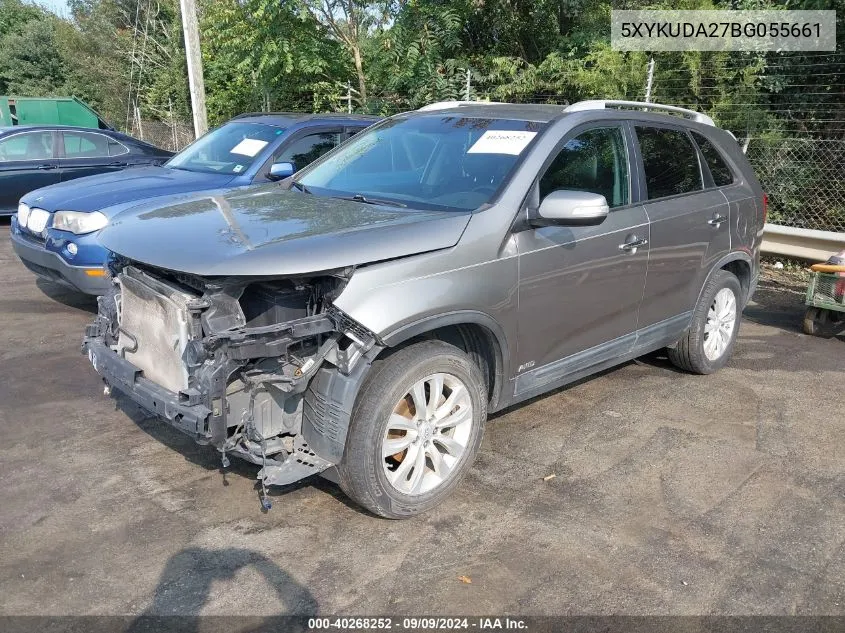 5XYKUDA27BG055661 2011 Kia Sorento Ex V6