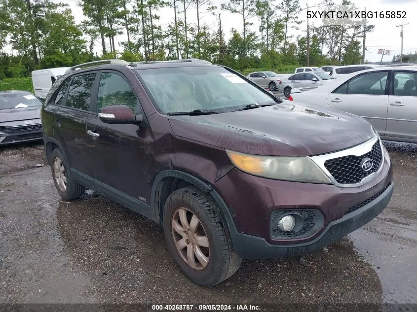 2011 Kia Sorento Lx VIN: 5XYKTCA1XBG165852 Lot: 40268787