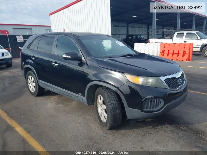 5XYKTCA11BG182992 2011 Kia Sorento Lx