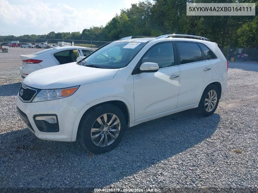 2011 Kia Sorento Sx V6 VIN: 5XYKW4A2XBG164111 Lot: 40286379