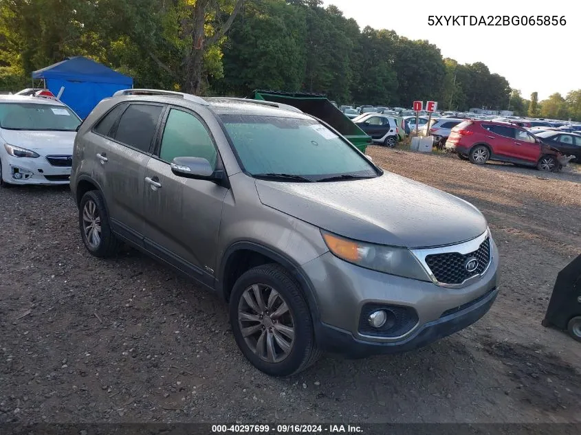 2011 Kia Sorento Lx V6 VIN: 5XYKTDA22BG065856 Lot: 40297699