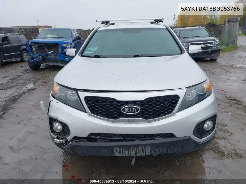 2011 Kia Sorento Lx VIN: 5XYKTDA18BG053766 Lot: 40306913