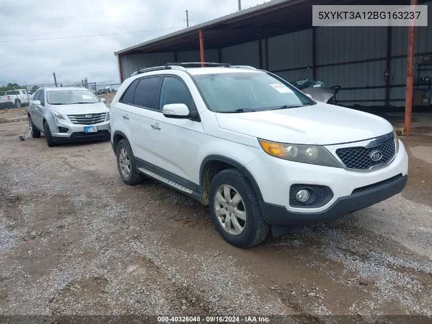 2011 Kia Sorento Lx VIN: 5XYKT3A12BG163237 Lot: 40326048