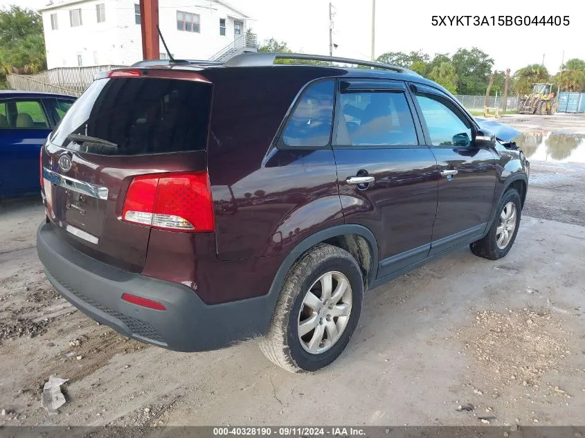 5XYKT3A15BG044405 2011 Kia Sorento Lx