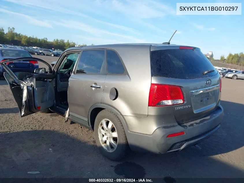 5XYKTCA11BG010297 2011 Kia Sorento Lx