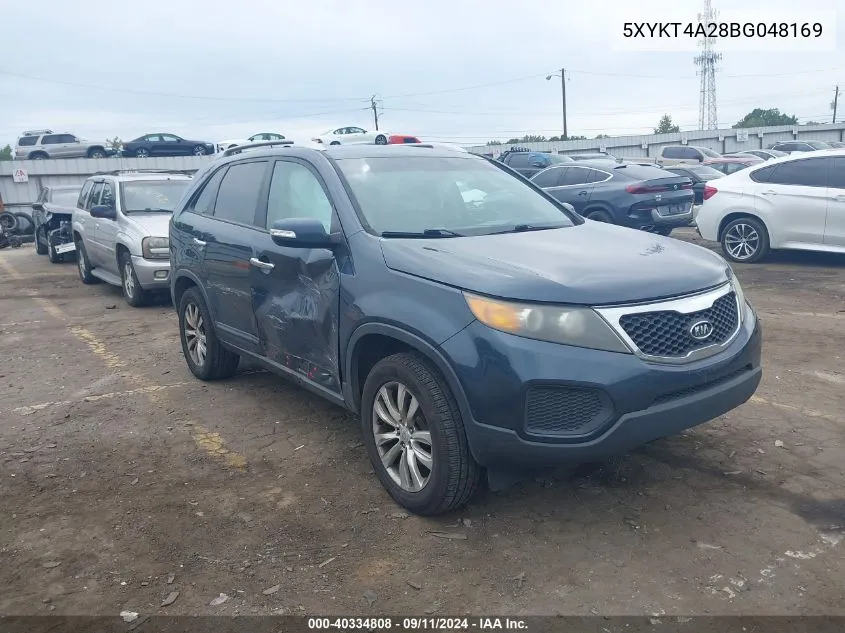 5XYKT4A28BG048169 2011 Kia Sorento Lx V6