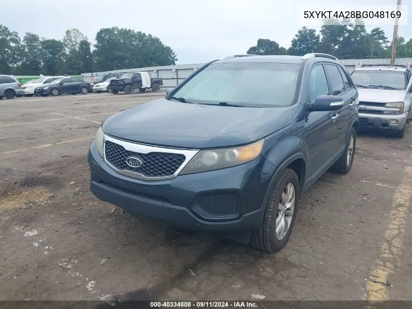 5XYKT4A28BG048169 2011 Kia Sorento Lx V6