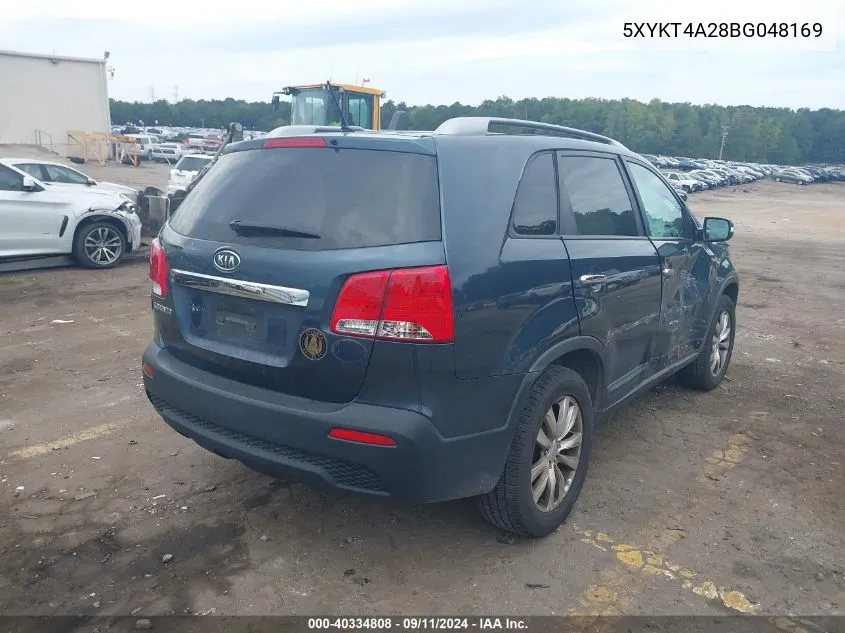 5XYKT4A28BG048169 2011 Kia Sorento Lx V6