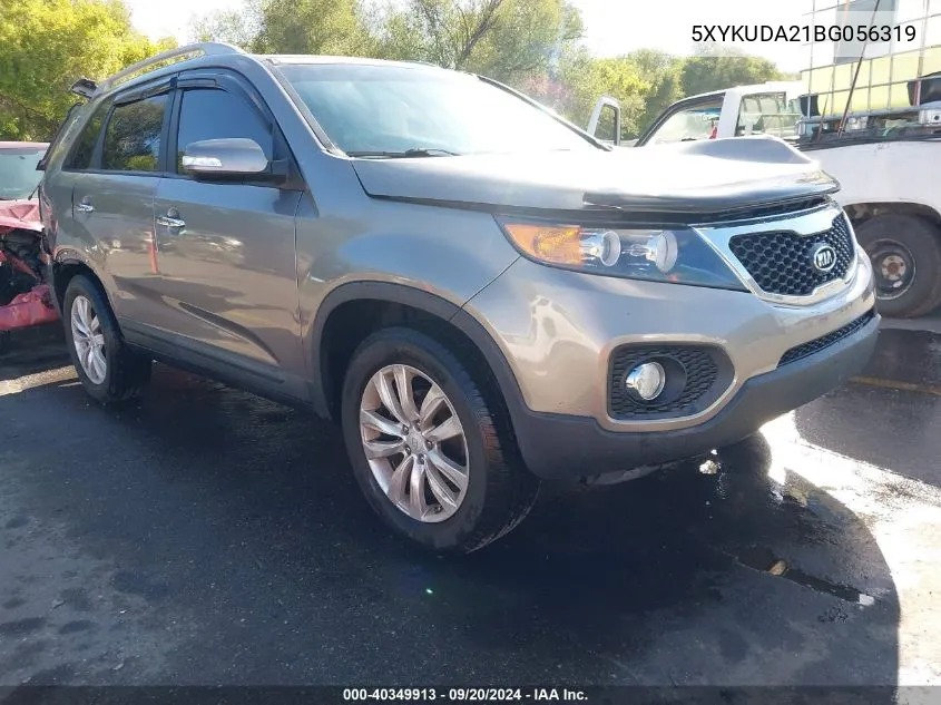 2011 Kia Sorento Ex V6 VIN: 5XYKUDA21BG056319 Lot: 40349913