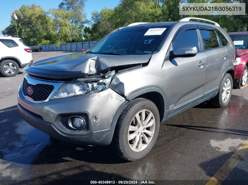 5XYKUDA21BG056319 2011 Kia Sorento Ex V6