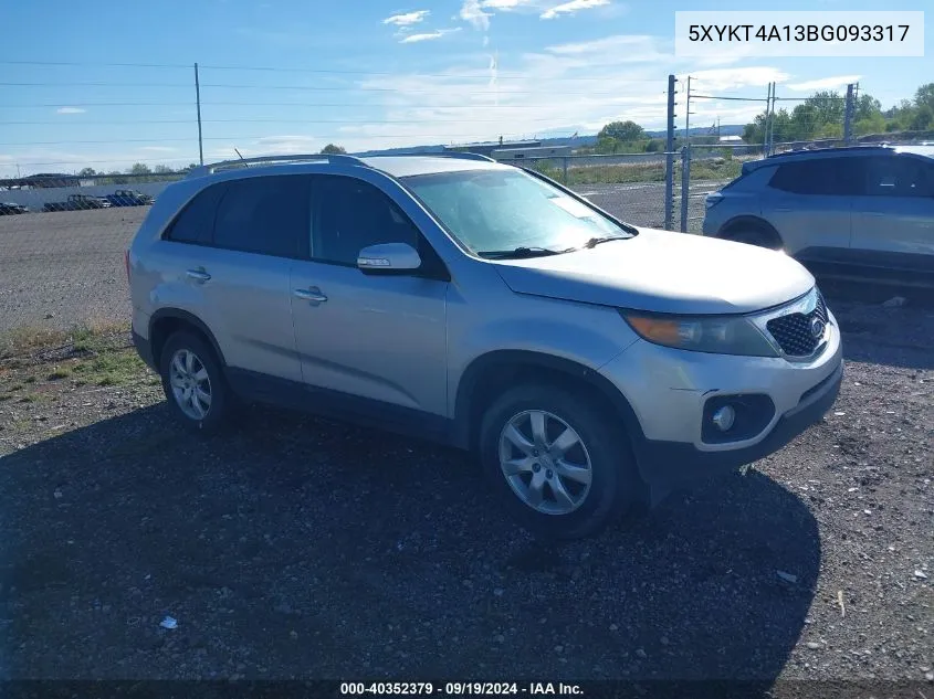 5XYKT4A13BG093317 2011 Kia Sorento Lx