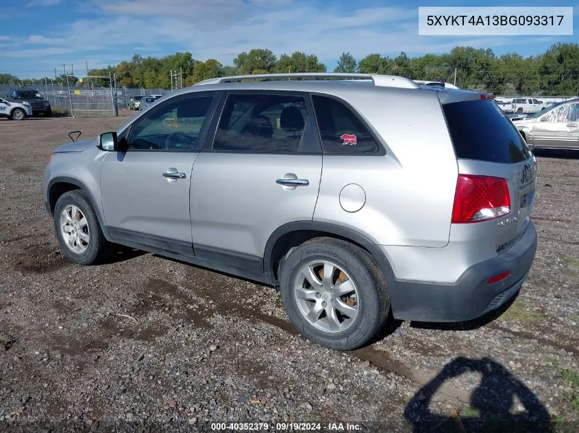 5XYKT4A13BG093317 2011 Kia Sorento Lx