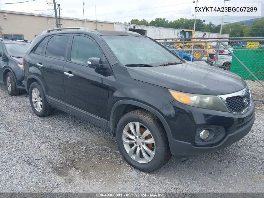 2011 Kia Sorento Lx V6 VIN: 5XYKT4A23BG067289 Lot: 40368091