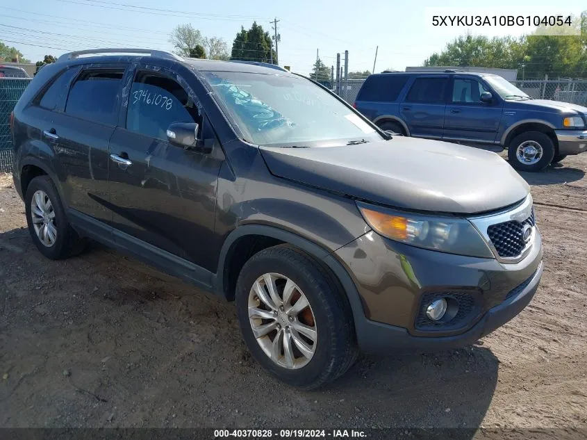 2011 Kia Sorento Ex VIN: 5XYKU3A10BG104054 Lot: 40370828