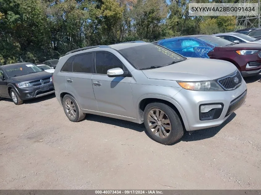 5XYKW4A28BG091434 2011 Kia Sorento Sx V6