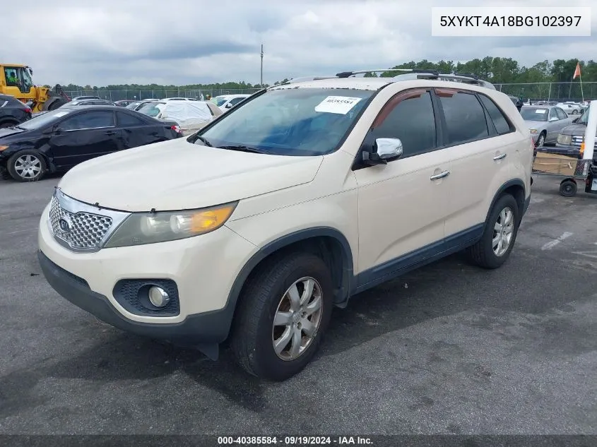 5XYKT4A18BG102397 2011 Kia Sorento Lx