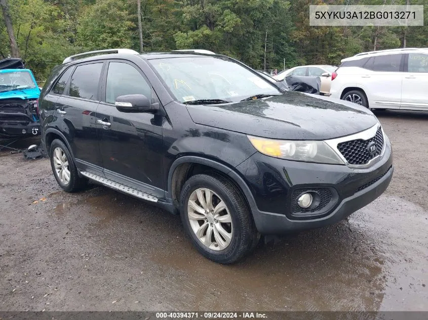 2011 Kia Sorento Ex VIN: 5XYKU3A12BG013271 Lot: 40394371