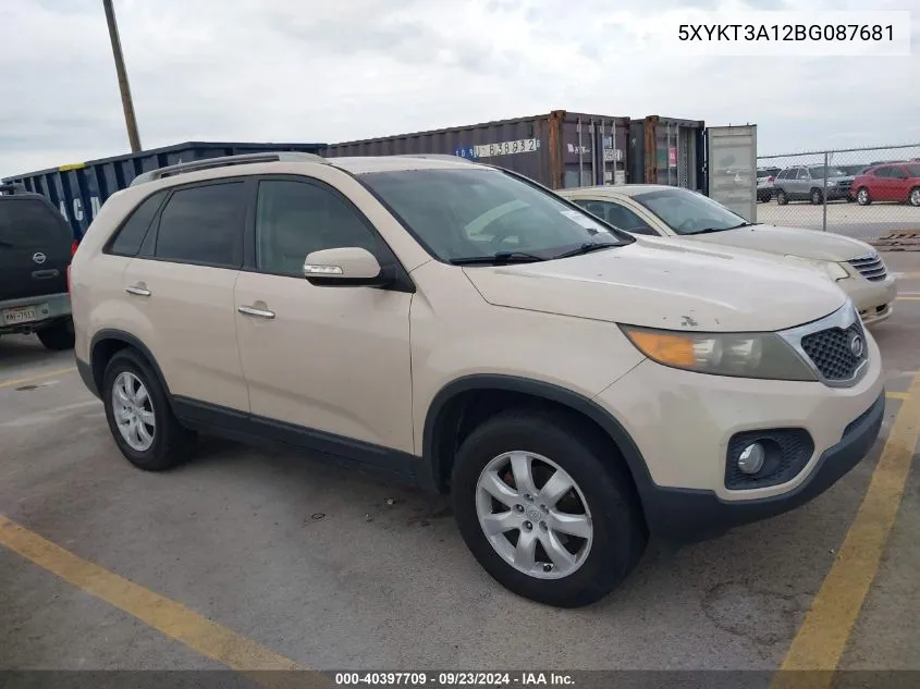 5XYKT3A12BG087681 2011 Kia Sorento Lx