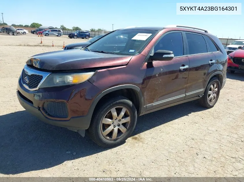 5XYKT4A23BG164301 2011 Kia Sorento Lx V6