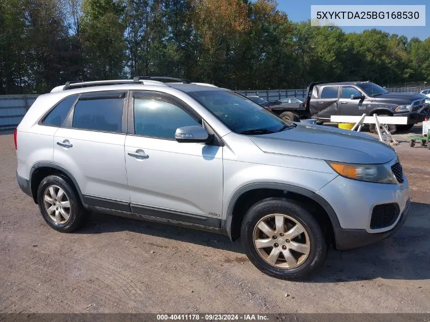 2011 Kia Sorento Lx V6 VIN: 5XYKTDA25BG168530 Lot: 40411178