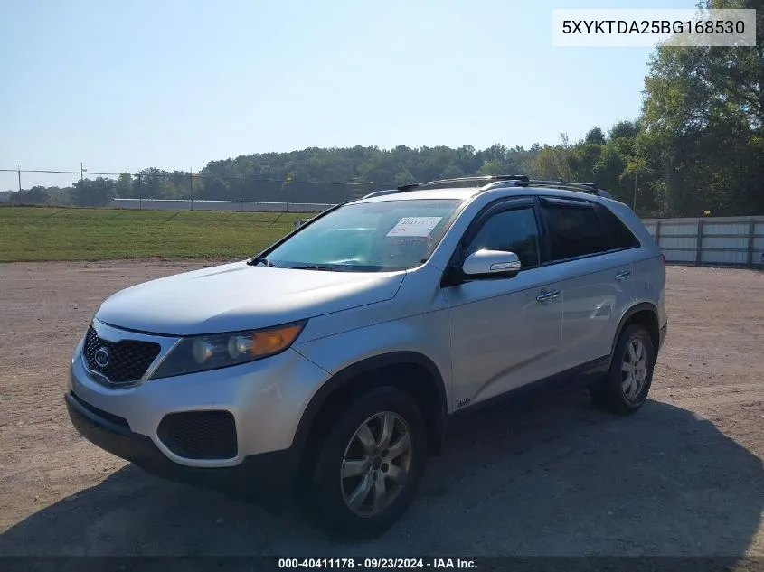 2011 Kia Sorento Lx V6 VIN: 5XYKTDA25BG168530 Lot: 40411178