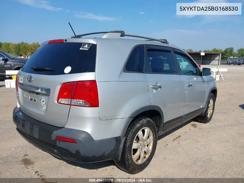 5XYKTDA25BG168530 2011 Kia Sorento Lx V6