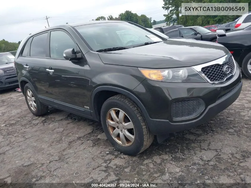 2011 Kia Sorento Lx VIN: 5XYKTCA13BG096549 Lot: 40424357