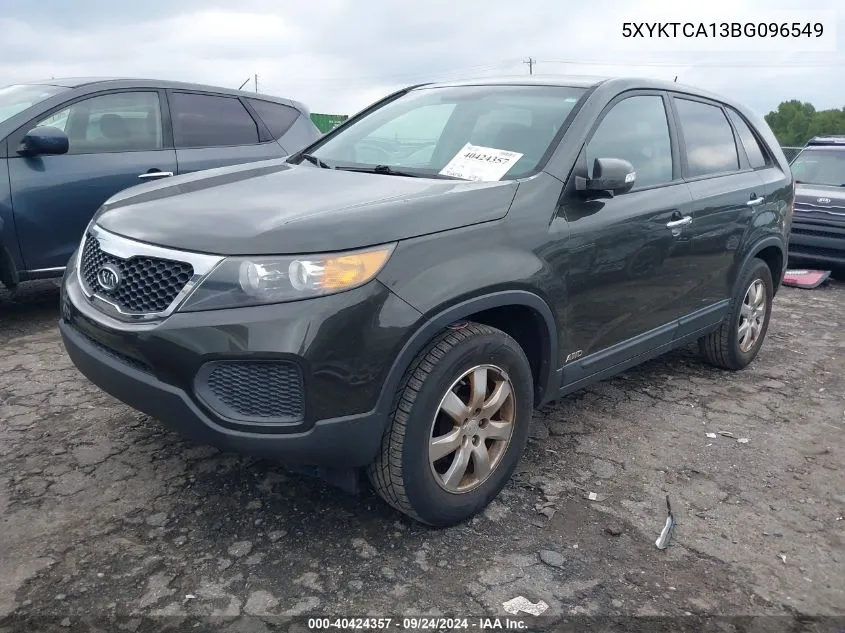 5XYKTCA13BG096549 2011 Kia Sorento Lx