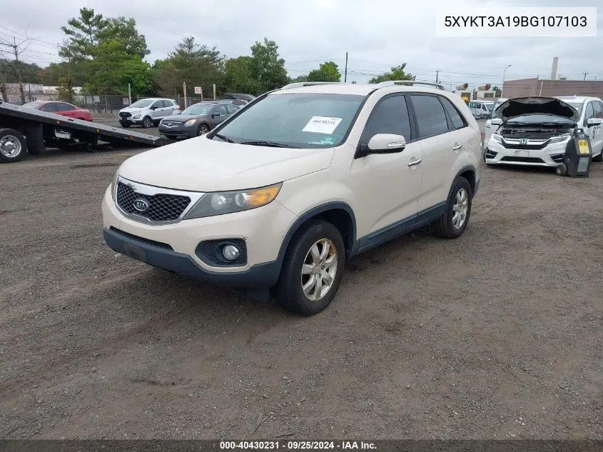 5XYKT3A19BG107103 2011 Kia Sorento Lx