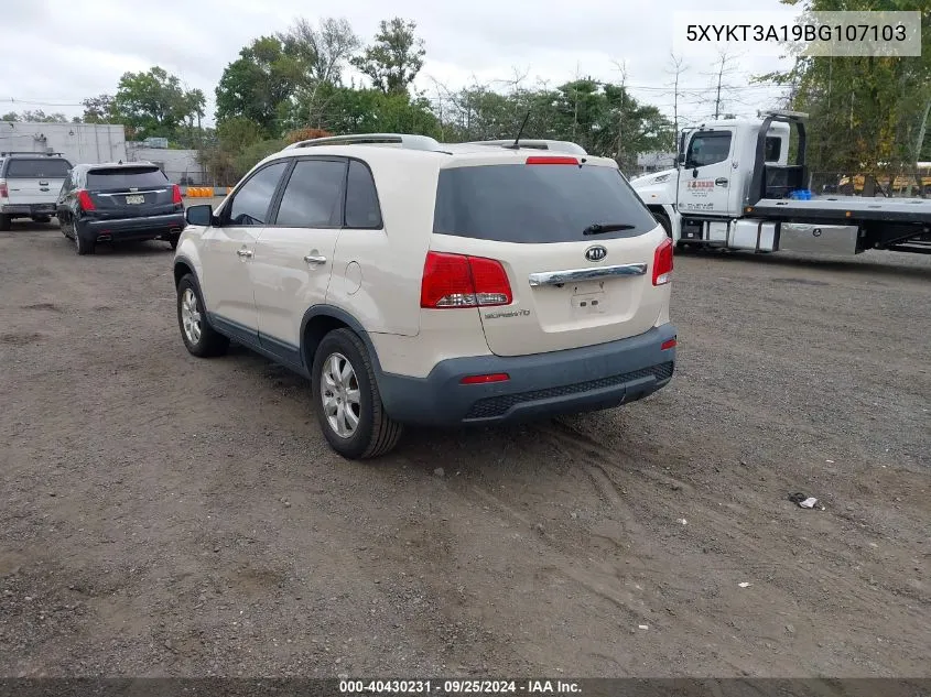 5XYKT3A19BG107103 2011 Kia Sorento Lx