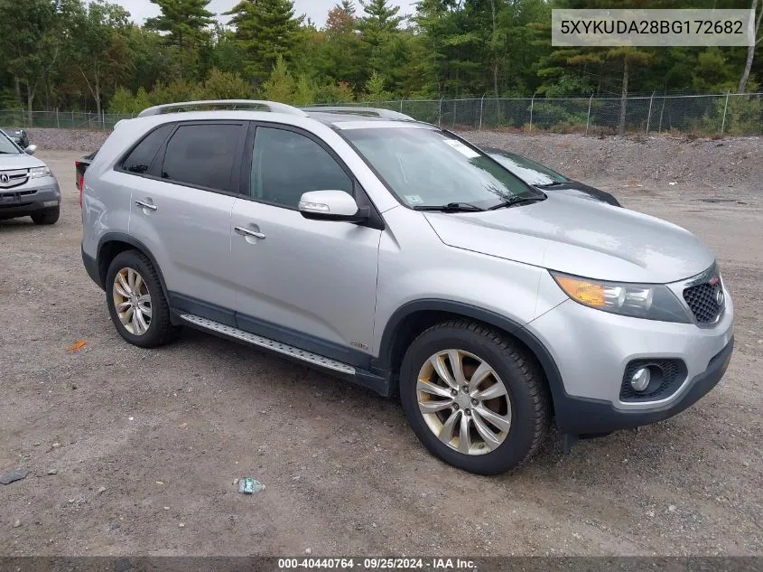 2011 Kia Sorento Ex V6 VIN: 5XYKUDA28BG172682 Lot: 40440764