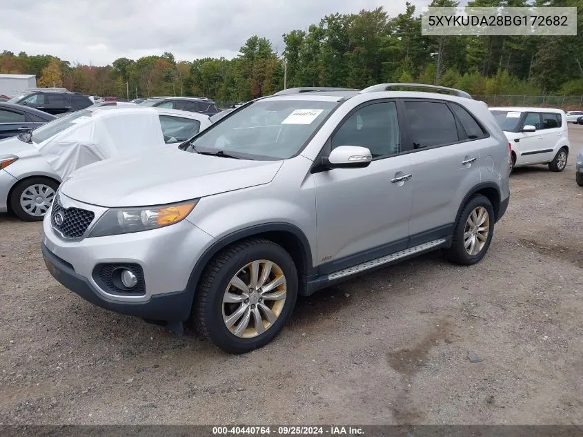 2011 Kia Sorento Ex V6 VIN: 5XYKUDA28BG172682 Lot: 40440764