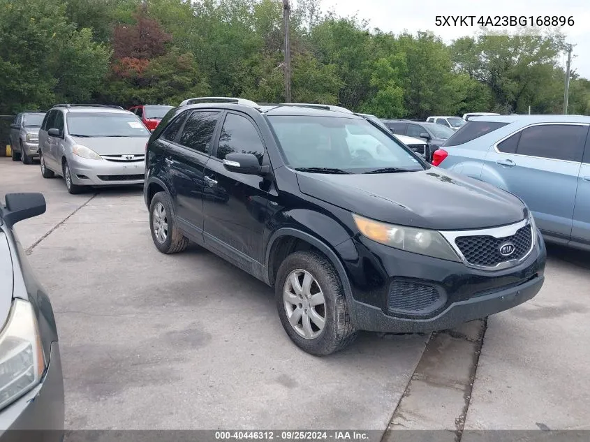 2011 Kia Sorento Lx V6 VIN: 5XYKT4A23BG168896 Lot: 40446312