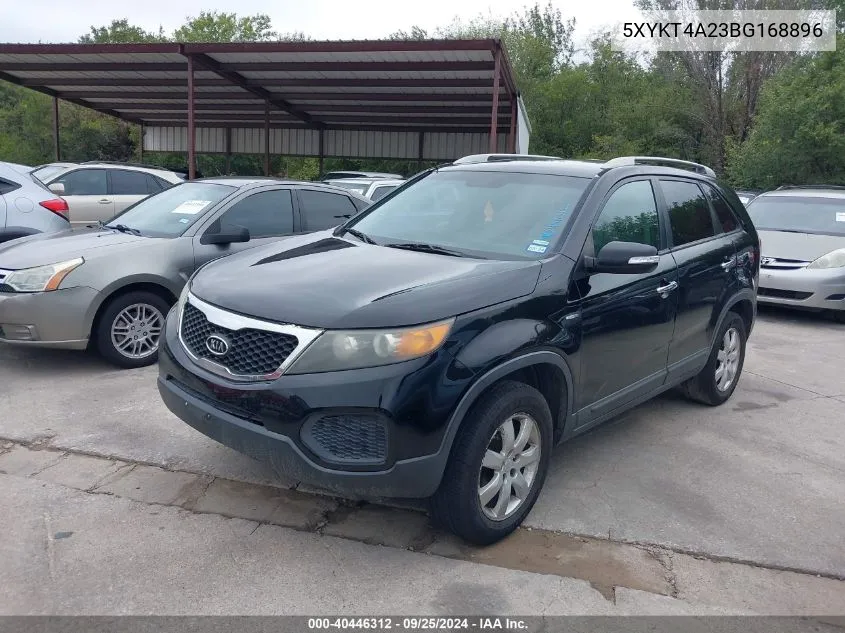 2011 Kia Sorento Lx V6 VIN: 5XYKT4A23BG168896 Lot: 40446312