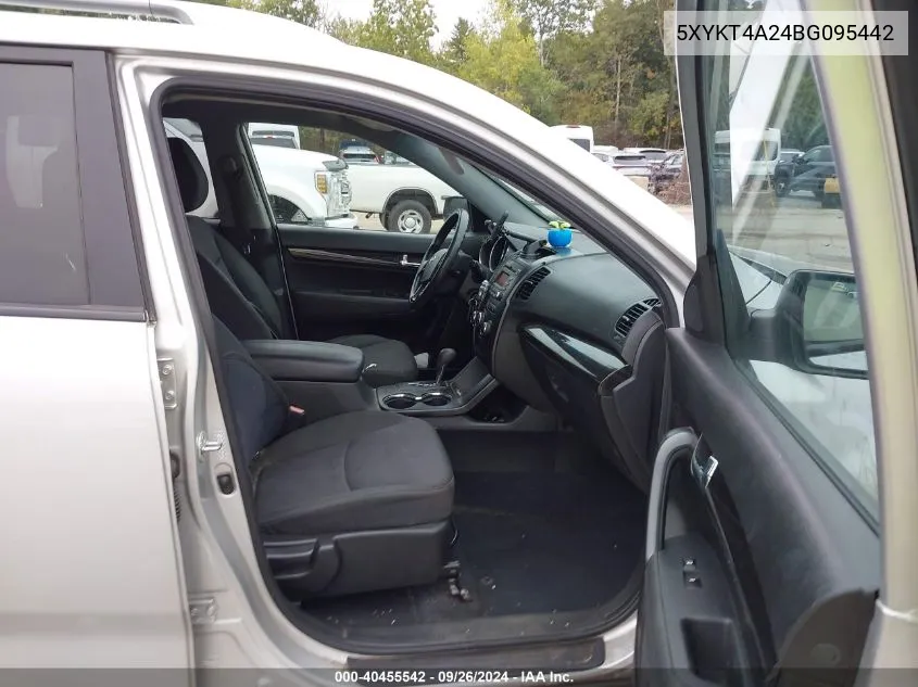 5XYKT4A24BG095442 2011 Kia Sorento Lx V6