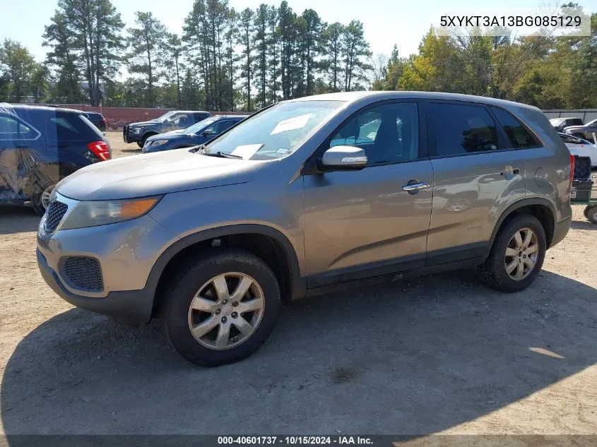 2011 Kia Sorento Lx VIN: 5XYKT3A13BG085129 Lot: 40601737