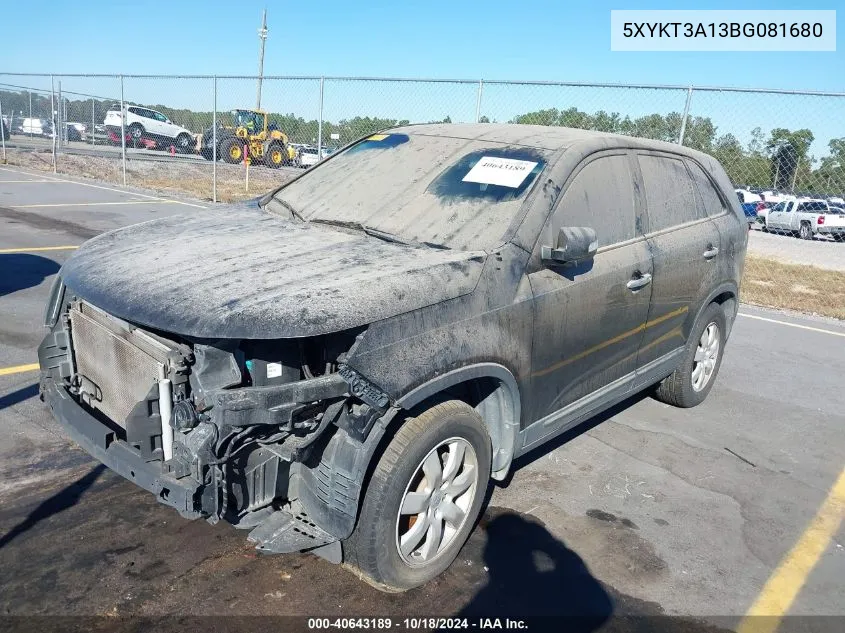 5XYKT3A13BG081680 2011 Kia Sorento Lx