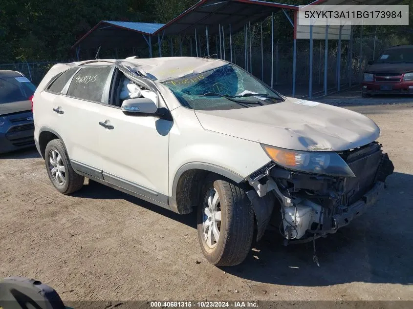 5XYKT3A11BG173984 2011 Kia Sorento Lx