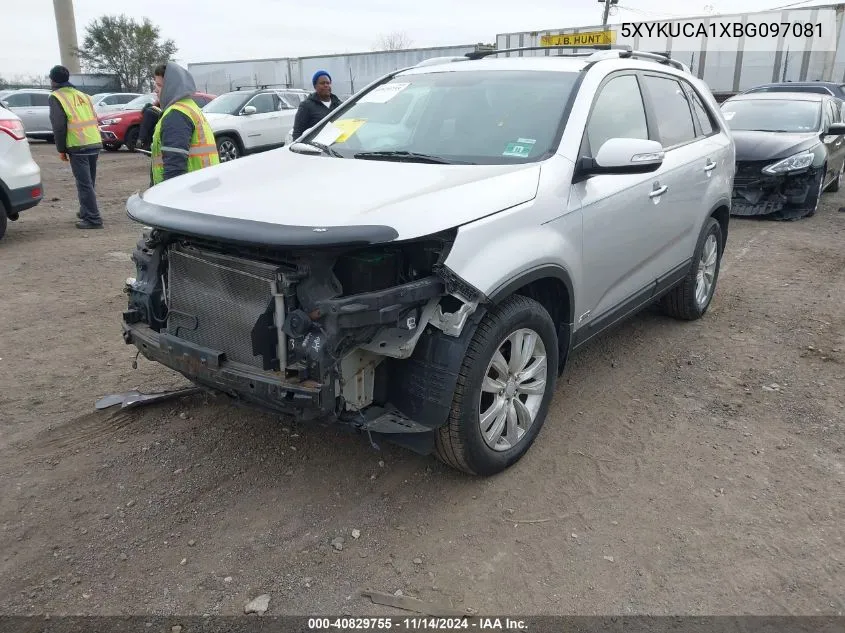 5XYKUCA1XBG097081 2011 Kia Sorento Ex